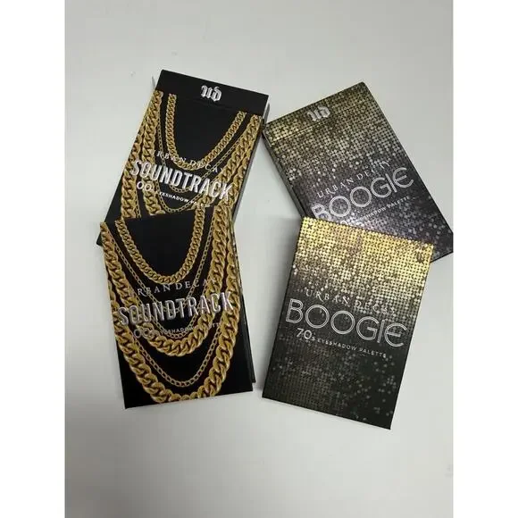 Urban Decay Eye Shadow Palettes Set Of 2 70’s Boogie & 00’s Soundtrack NIB - Picture 3 of 6
